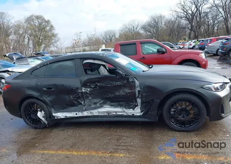 2025 BMW 430I Gran Coupe xDrive из США, поврежденный, VIN WBA33FB0XSFT78201